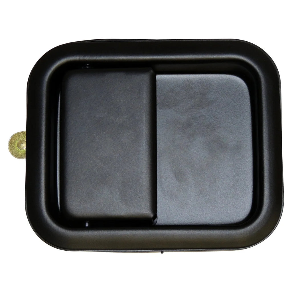 Crown Automotive Jeep Replacement Door Handle, Front, Outer, Black, w/ Full Steel Doors 55076223