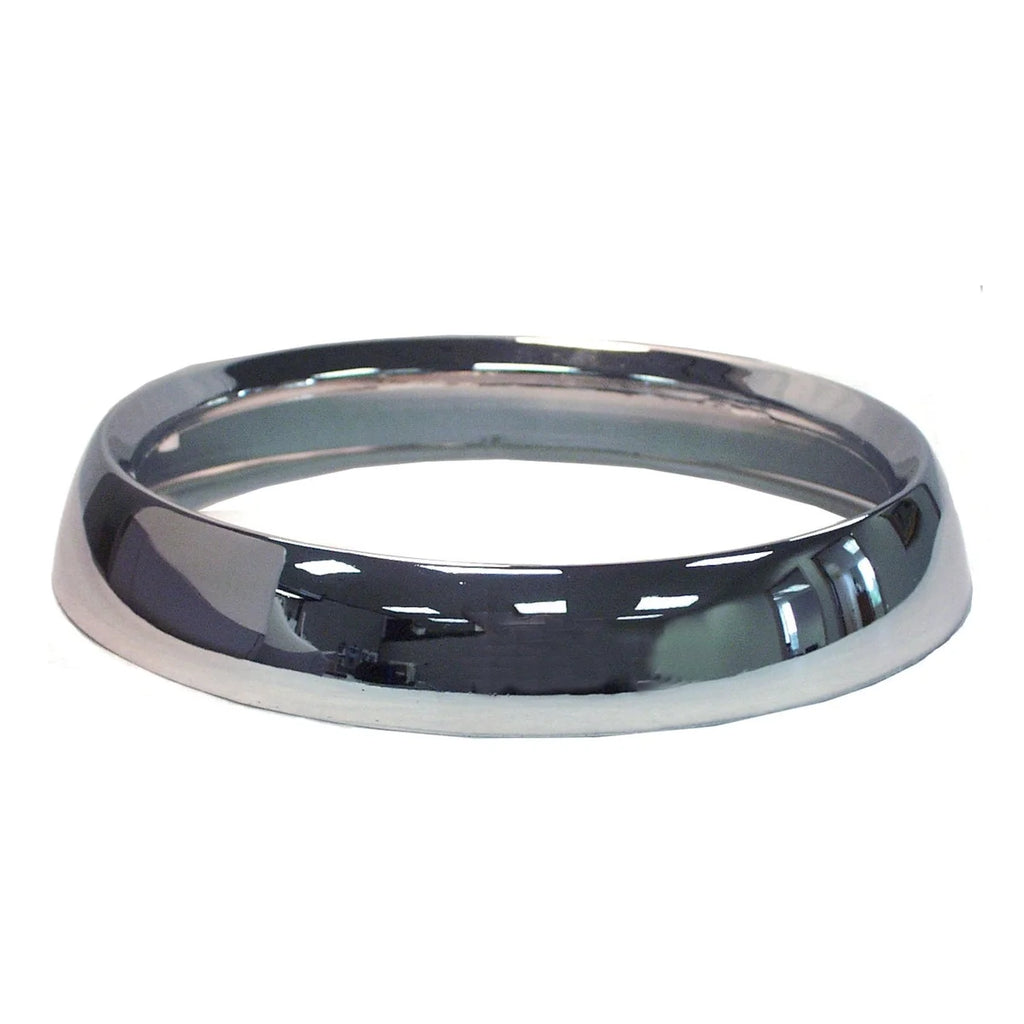 Crown Automotive Jeep Replacement Front Headlight Bezel for 72-86 Jeep CJs, Left or Right, Chrome J5460087