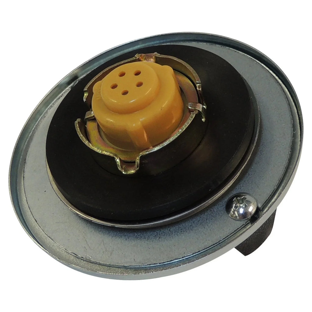 Crown Automotive Jeep Replacement Fuel Cap, Chrome, Non-Locking, Non-Vented 52003768