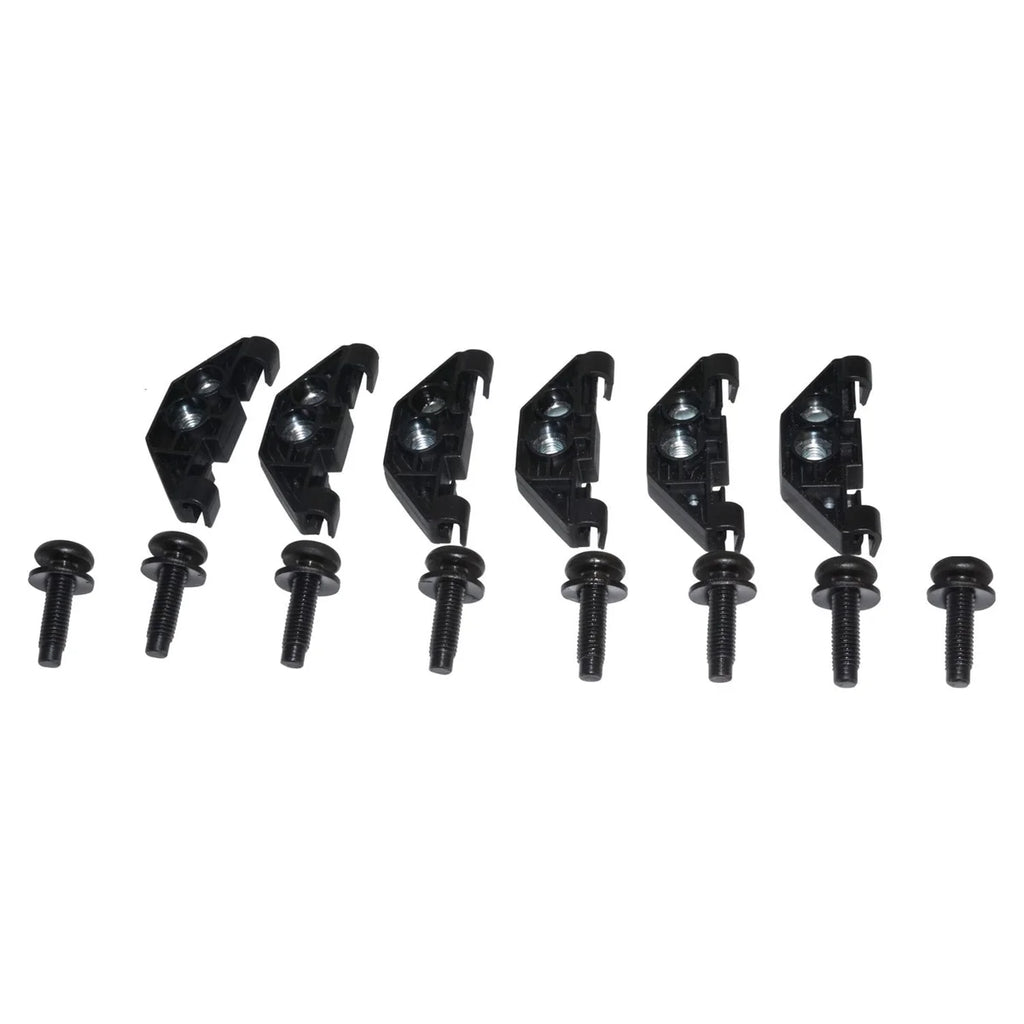 Crown Automotive Jeep Replacement Hard Top Hardware Kit, Includes 6 Retainers and 8 Screws 55397093K8