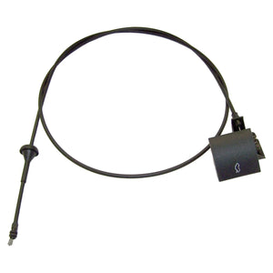 Crown Automotive Jeep Replacement Hood Release Cable for 1999-2004 Jeep WJ, WG Grand Cherokee w/ LHD 55135532AB