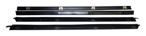 Crown Automotive Jeep Replacement Inner & Outer Door Glass Weatherstrip Kit for 76-95 Jeep YJ Wrangler & CJ-7, 8 55024255MK