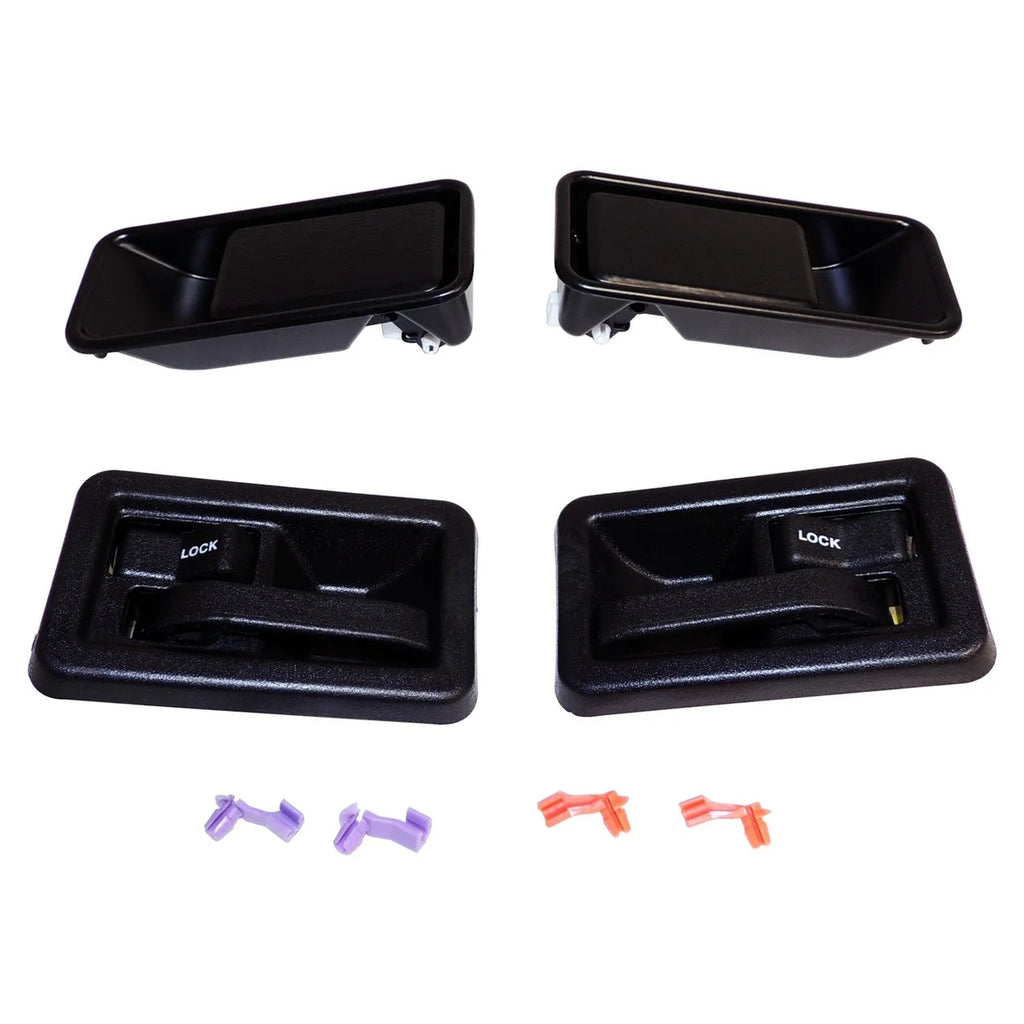 Crown Automotive Jeep Replacement Interior & Exterior Door Handle Kit for 1987-2006 Jeep YJ & TJ Wrangler 55176548MK