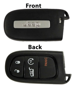 Crown Automotive Jeep Replacement Keyless Entry Transmitter fits 2014-2018 Jeep Cherokee - Main Product View