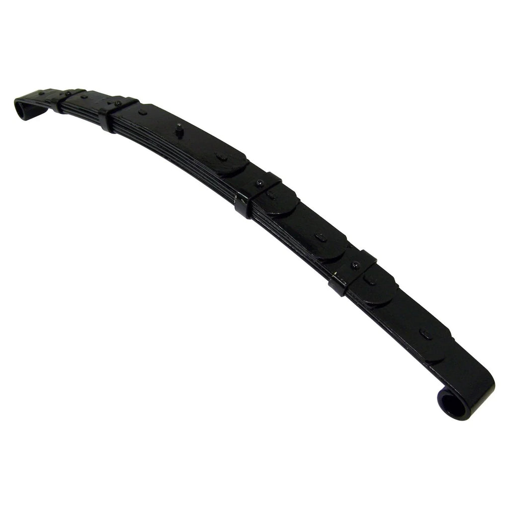 Crown Automotive Jeep Replacement Leaf Spring Assembly, Left or Right Rear, 6-Leaf, No Bushings 52003449