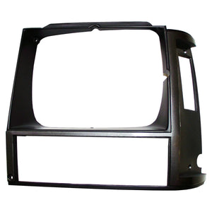 Crown Automotive Jeep Replacement Left Gray Headlight Bezel for 84/90 XJ Cherokee & 86/90 MJ Comanche 55000683