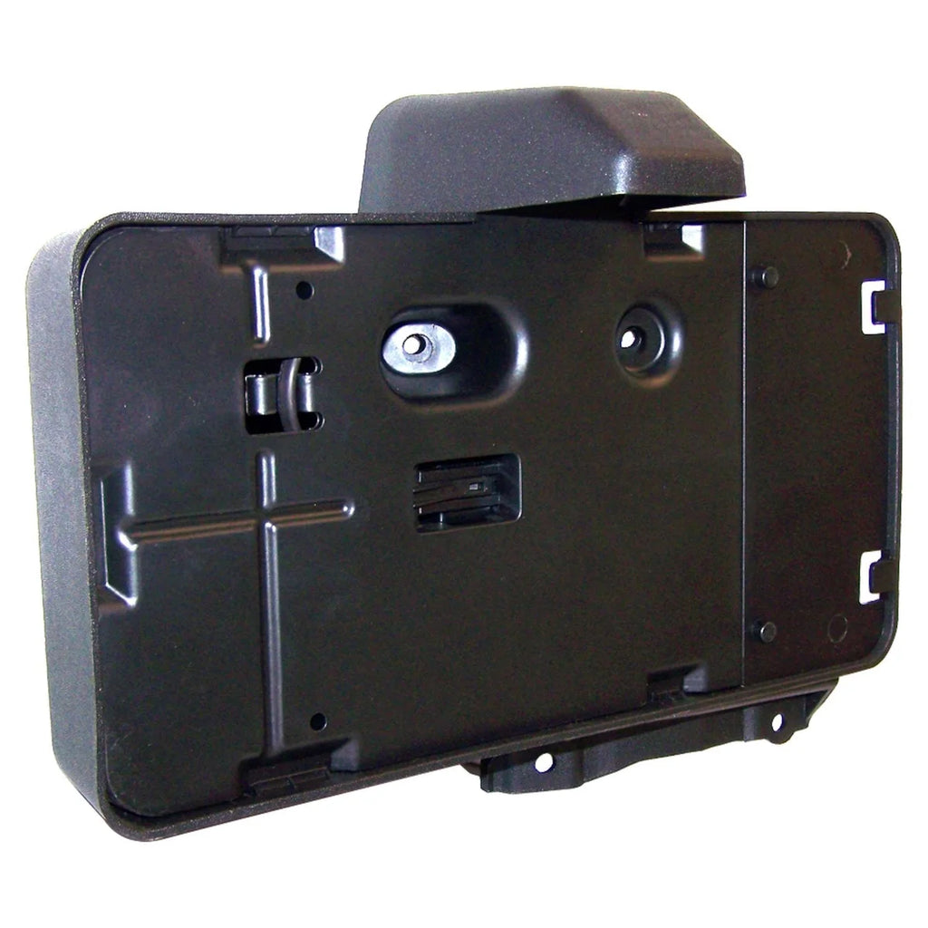 Crown Automotive Jeep Replacement License Plate Bracket, Rear, Black, w/ Lamp 68064720AA
