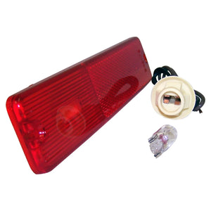 Crown Automotive Jeep Replacement Red Side Marker Light Kit, Left or Right Front, w/ Clear Bulb & Wiring 994021K