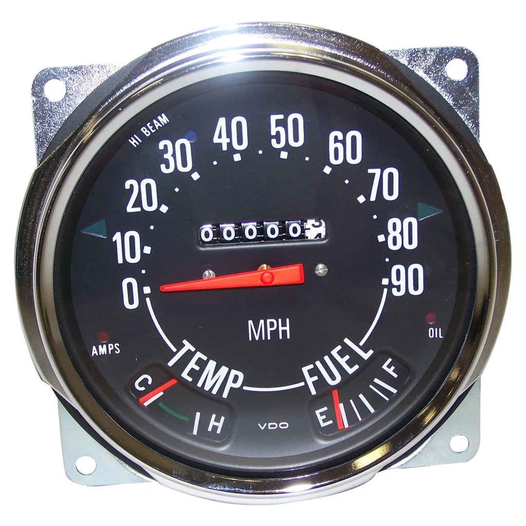 Crown Automotive Jeep Replacement Speedometer Assembly with Modernized Electronics for 1955-79 Jeep CJs 914845