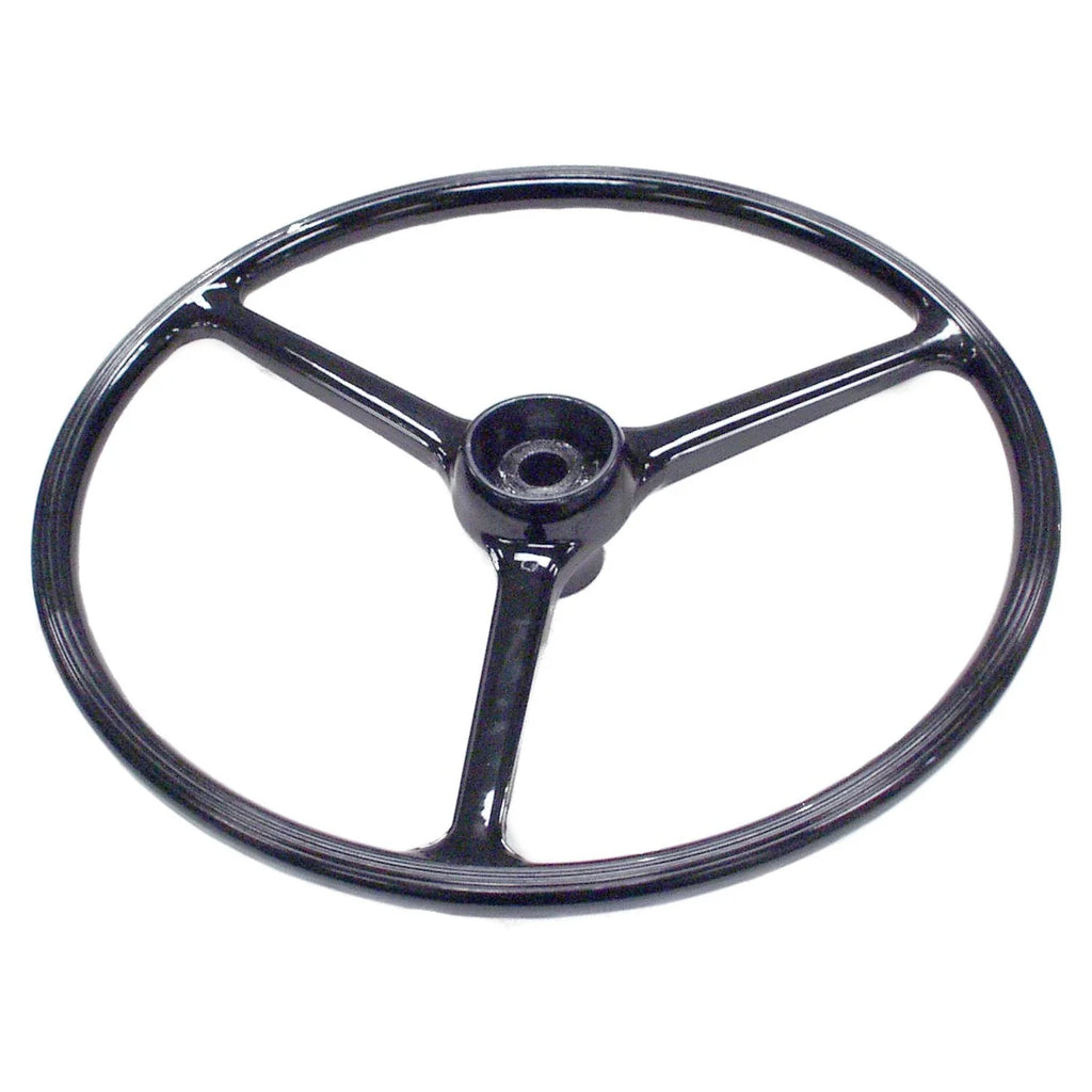 Crown Automotive Jeep Replacement Steering Wheel, Black, Uses 2-3/8" Horn Button, 17" Diameter 927417