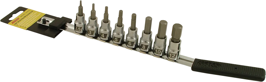 Cruztools Socket Bit Set - Hex - Metric ME38HBS - Main Product View
