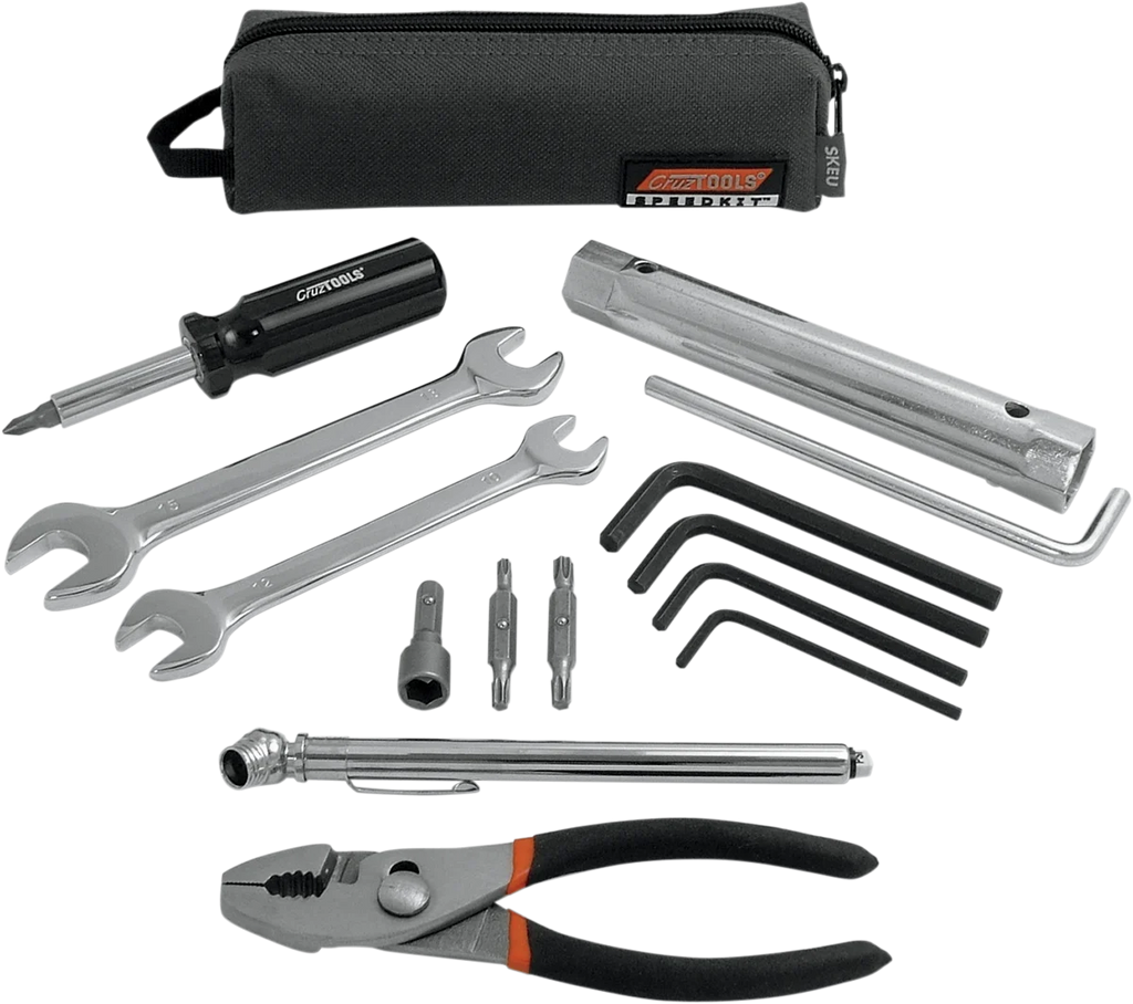 Cruztools Tool Kit - Ultra-Compact - Zipper Pouch - BMW/KTM/Triumph SKEU - Main Product View