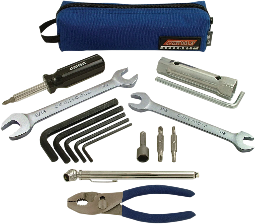 Cruztools Tool Kit - Ultra-Compact - Zipper Pouch - BMW/KTM/Triumph SKEU - Side View