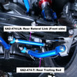 Load image into Gallery viewer, Cusco 2022+ Subaru WRX / 2018+ Subaru Crosstrek Adjustable Rear Trailing Rod Set - Side View
