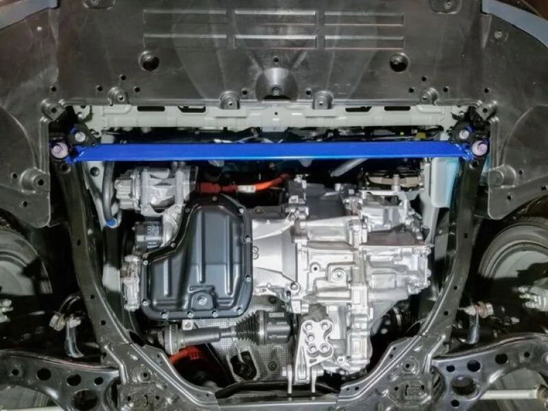 Cusco 2023+ Toyota Prius 5th Gen (MXWH60 2.0L Hybrid) Power Brace - Front Member - Side View
