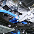 Load image into Gallery viewer, Cusco Engine Pitching Stopper w/ HD Rubber Bushing Steel Construction Blue 2023+ Toyota GR Corolla - Side View