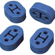 Load image into Gallery viewer, Cusco HD Exhaust Bushing Blue 15mm Hole ID x 35mm Distance (Hole to Hole) x 25mm Thickness Subaru