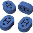 Load image into Gallery viewer, Cusco HD Exhaust Bushing Blue 9mm Hole ID x 40mm Distance (Hole to Hole) x 23mm Thickness Honda