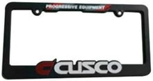 Load image into Gallery viewer, Cusco License Plate Frame Black Usdm Spec Limited