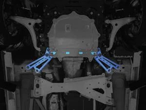Cusco Power Brace Front fits 2016 Mazda Mx-5 Miata / Mazda Miata / 2016 Mazda Miata Roadster (nd5rc) - Installation View