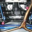 Load image into Gallery viewer, Cusco Power Brace Rear MEMBER Side fits 2008-2014 Subaru Impreza GRB / GH8 / GVB / Legacy BR9 / BM9 - Main Product View