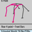 Load image into Gallery viewer, Cusco Safety 21 Roll Cage 6 Point 2 Passenger Around Dash 02-07 Subaru WRX / STI (S/O / No Cancel)
