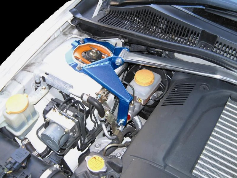 Cusco Strut Bar OS Front BP9 Legacy-GT (will not fit V6 n/a models) - Side View