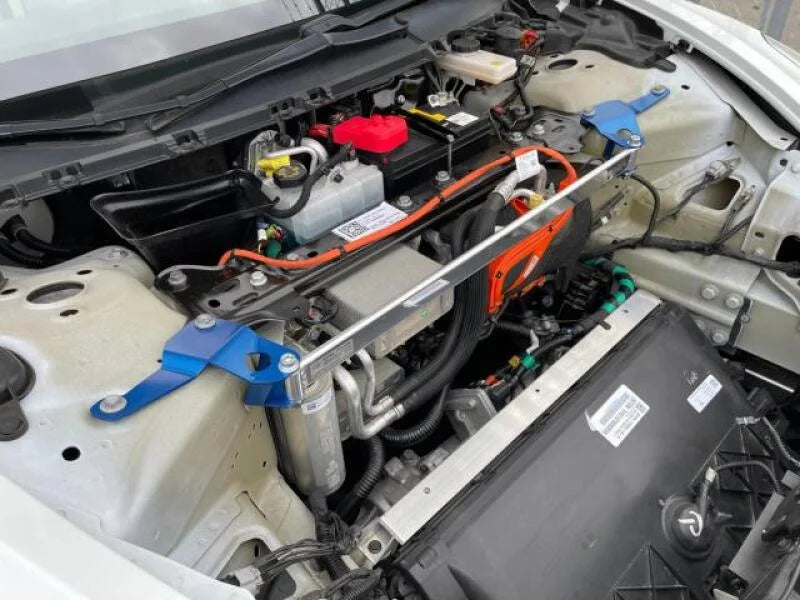 Cusco Strut Bar OS Front for 17-24 Tesla Model 3 (3L13/3L23) - Back View