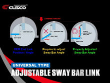 Load image into Gallery viewer, Cusco Universal Adjustable Front Sway Bar End Link Set(345mm-375mm) - Main Product View
