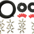 Load image into Gallery viewer, Custom Battery Cable Kit - Harley Davidson - Black DragSpecialties E25-0092BK - Main Product View