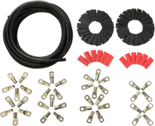 Load image into Gallery viewer, Custom Battery Cable Kit - Harley Davidson - Black DragSpecialties E25-0092BK - Main Product View