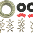 Load image into Gallery viewer, Custom Battery Cable Kit - Harley Davidson - Clear DragSpecialties E25-0092CK - Main Product View
