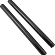 Load image into Gallery viewer, Custom Cycle Black Diamond-Like Fork Tubes - 49 mm - 24.50" Length 710042 - Main Product View