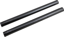 Load image into Gallery viewer, Custom Cycle Black Diamond-Like Fork Tubes - 49 mm - 25.50" Length T2013DL - Main Product View