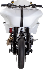 Load image into Gallery viewer, Custom Cycle Black Diamond-Like Fork Tubes - 49 mm - 25.50" Length T2013DL - Back View