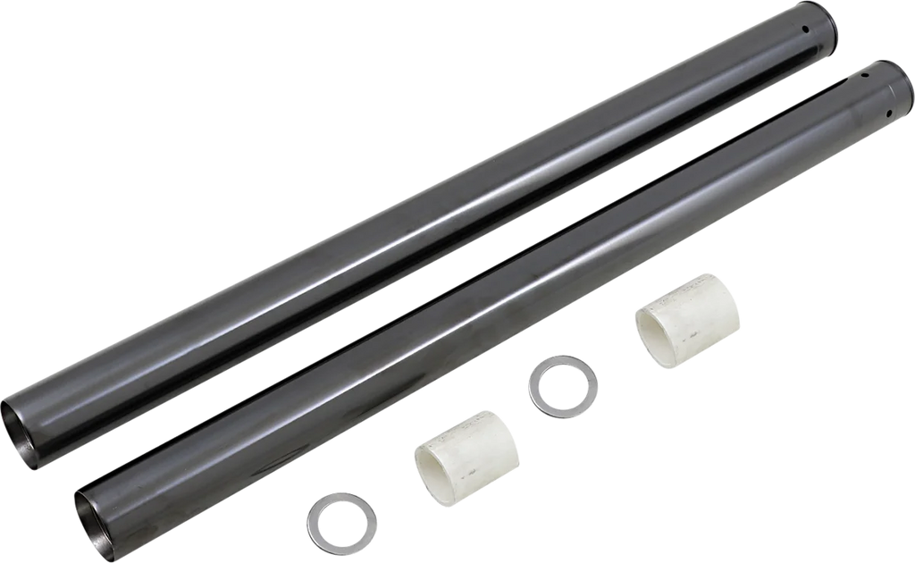 Custom Cycle Black Diamond-Like Fork Tubes - 49 mm - 27.50" Length T 2014DLC - Main Product View