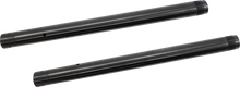 Load image into Gallery viewer, Custom Cycle Black Diamond-Like Fork Tubes - 49 mm - 27.75" Length 710010 - Side View