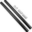 Load image into Gallery viewer, Custom Cycle Black Diamond-Like Fork Tubes - 49 mm - 29.50" Length T2015DLC - Main Product View
