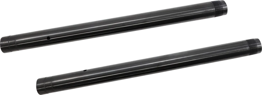 Custom Cycle Black Diamond-Like Fork Tubes - 49 mm - 27.75" Length 710010 - Side View