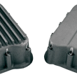 Load image into Gallery viewer, Custom Cycle Finned Rocker Covers - Natural FRC 2003-3 - Main Product View