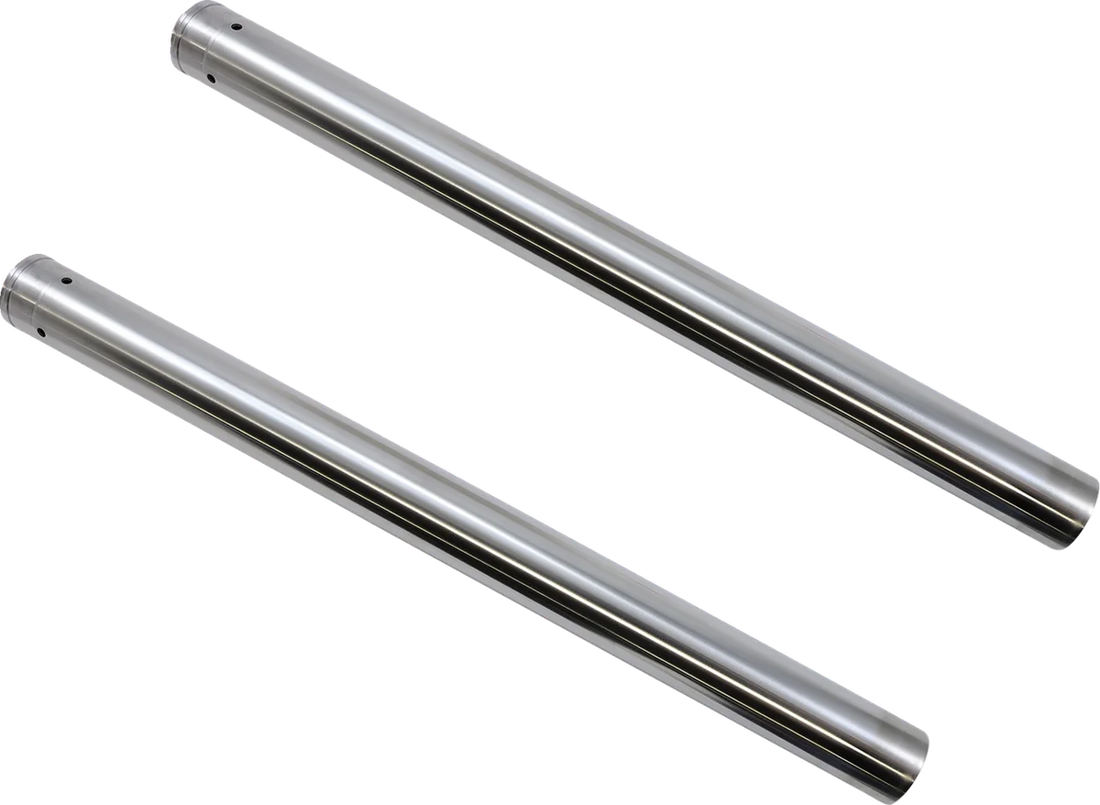 Custom Cycle Fork Tubes - 49 mm - 23.75" - Ultra Chrome 719000 - Side View