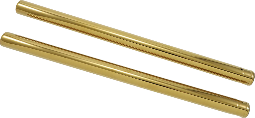 Custom Cycle Fork Tubes - Gold - 39 mm - 24.25" T 1345TN - Main Product View