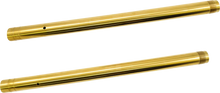 Load image into Gallery viewer, Custom Cycle Fork Tubes - Gold - 41 mm - 20.25" T 2000TN - Detail View