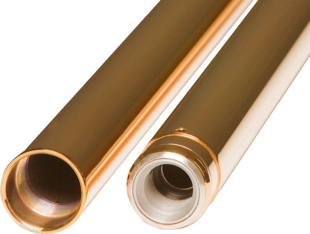 Custom Cycle Fork Tubes - Gold - 41 mm - 22.25" T 2001TN - Main Product View