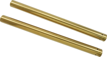 Load image into Gallery viewer, Custom Cycle Fork Tubes - Gold - 41 mm - 24.25" T 2002TN - Main Product View