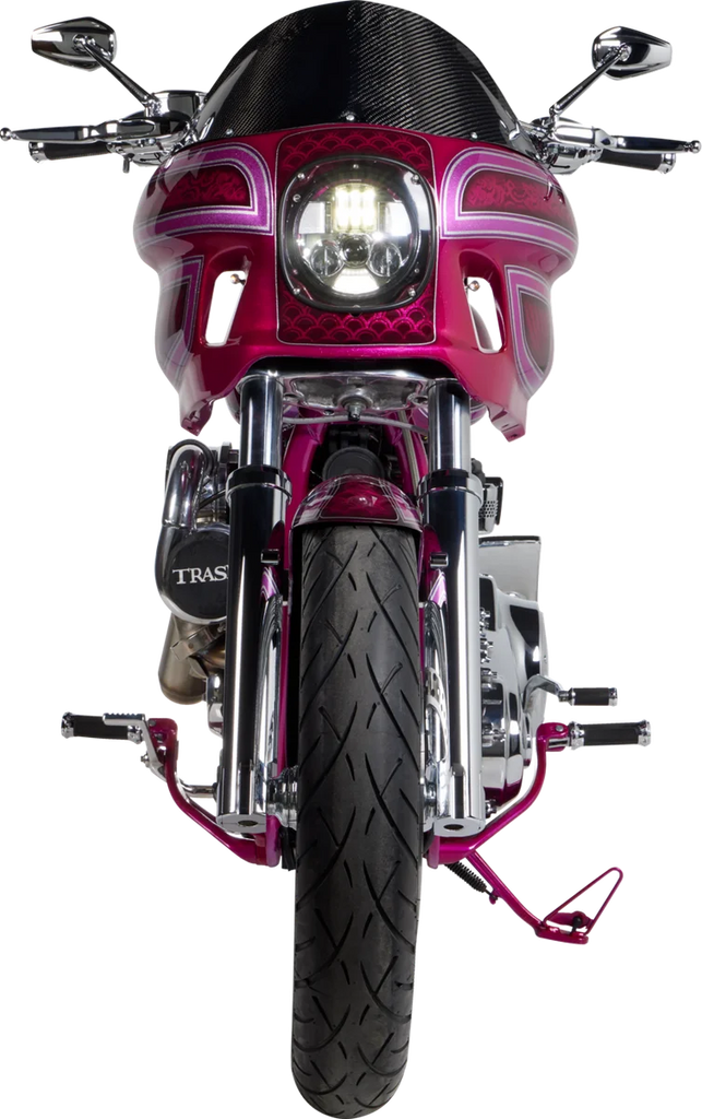 Custom Cycle Hard Chrome Fork Tubes - 49 mm - 23.75" 710003 - Side View