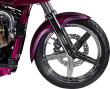 Load image into Gallery viewer, Custom Cycle Hard Chrome Fork Tubes - 49 mm - 23.75" 710003 - Back View