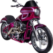 Load image into Gallery viewer, Custom Cycle Hard Chrome Fork Tubes - 49 mm - 23.75" 710003 - Installation View