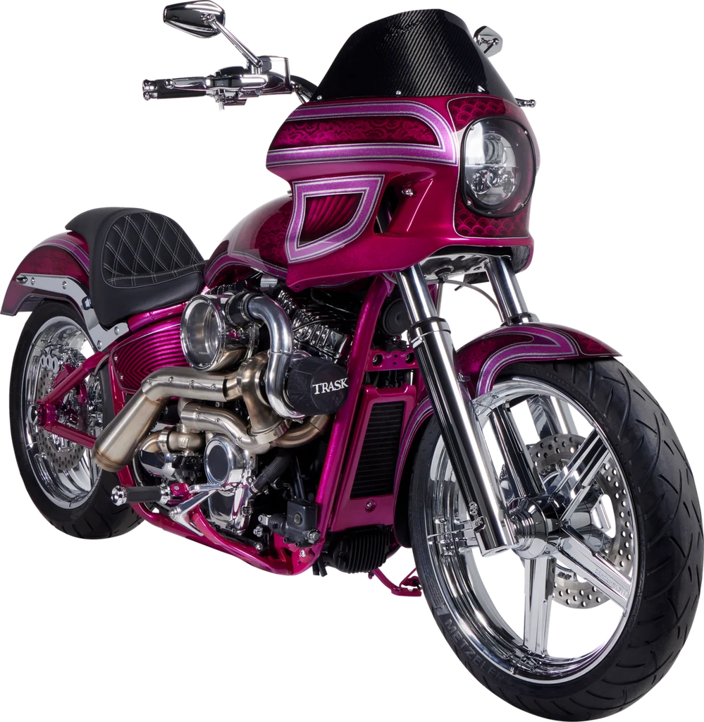 Custom Cycle Hard Chrome Fork Tubes - 49 mm - 23.75" 710003 - Installation View