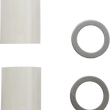 Load image into Gallery viewer, Custom Cycle Hard Chrome Fork Tubes - 49 mm - 24.875" 710026 - Side View